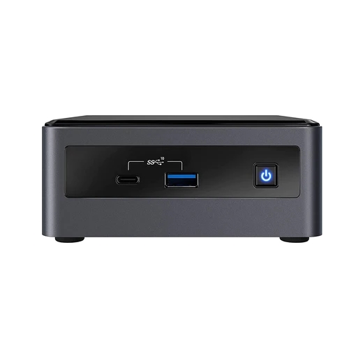 Intel NUC 10 Perfomance Kit Mini PC (NUC10i3FNHN) with 10th Gen i3 Processor/ Integrated Graphics/ HDMI/ USB-C Thunderbolt 3/ 7 USB Ports/ Memory Card Slot/ M.2 and 2.5″ Drive Slots/ Wifi/ Bluetooth/ LAN