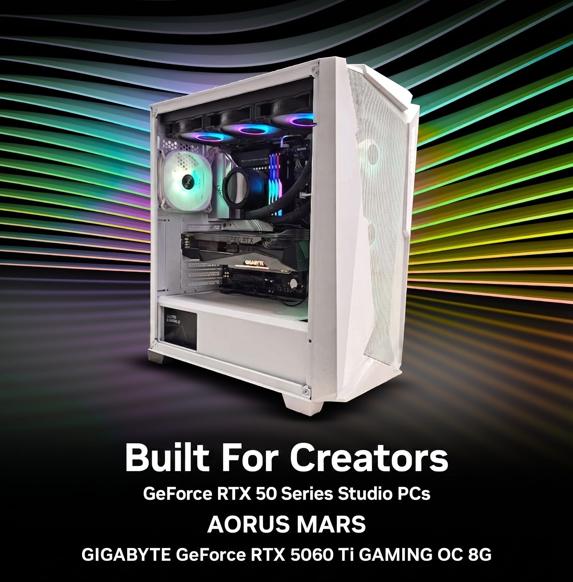 AORUS MARS Prebuilt Gaming PC with GIGBAYTE GeForce RTX 5060 Ti GAMING OC 8GB GPU
