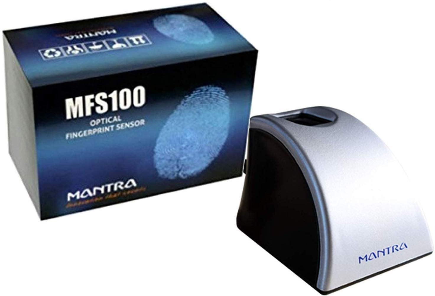 Mantra MFS100 Biometric Fingerprint Scanner for Aadhaar eKYC, Sim Activation, Banks, Digital Signature, NDLM, Jeevan Pramaan, Apna CSC, Digital Locker